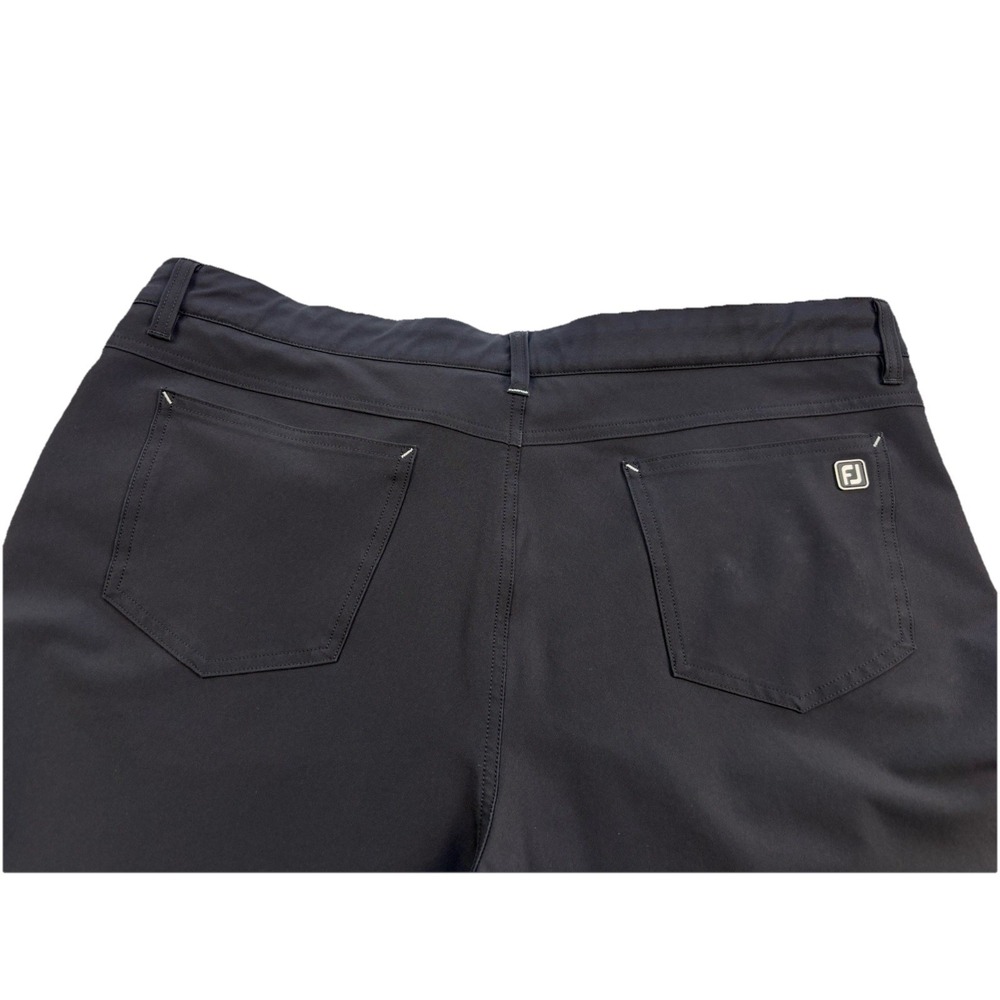 FootJoy FJ Performance Golf Pants Athletic Fit Black Men's Size 40x30 Stretch - Picture 6 of 12